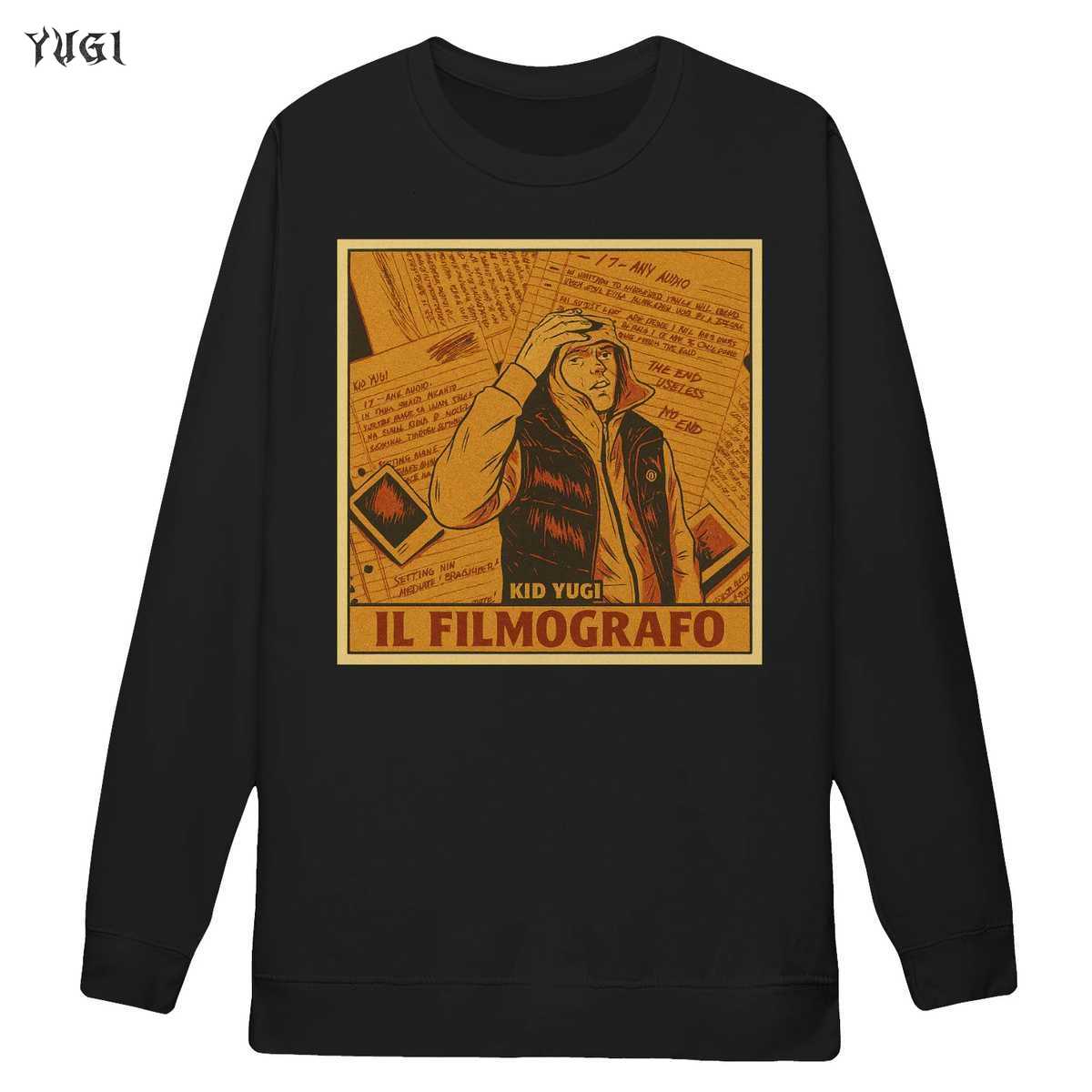 T-shirt Kid Yugi - Il Filmografo: Maglietta Ufficiale Rap Italiano Stile Vintage 3 T-shirt Kid Yugi - Il Filmografo: Maglietta Ufficiale Rap Italiano Stile Vintage - Image 3