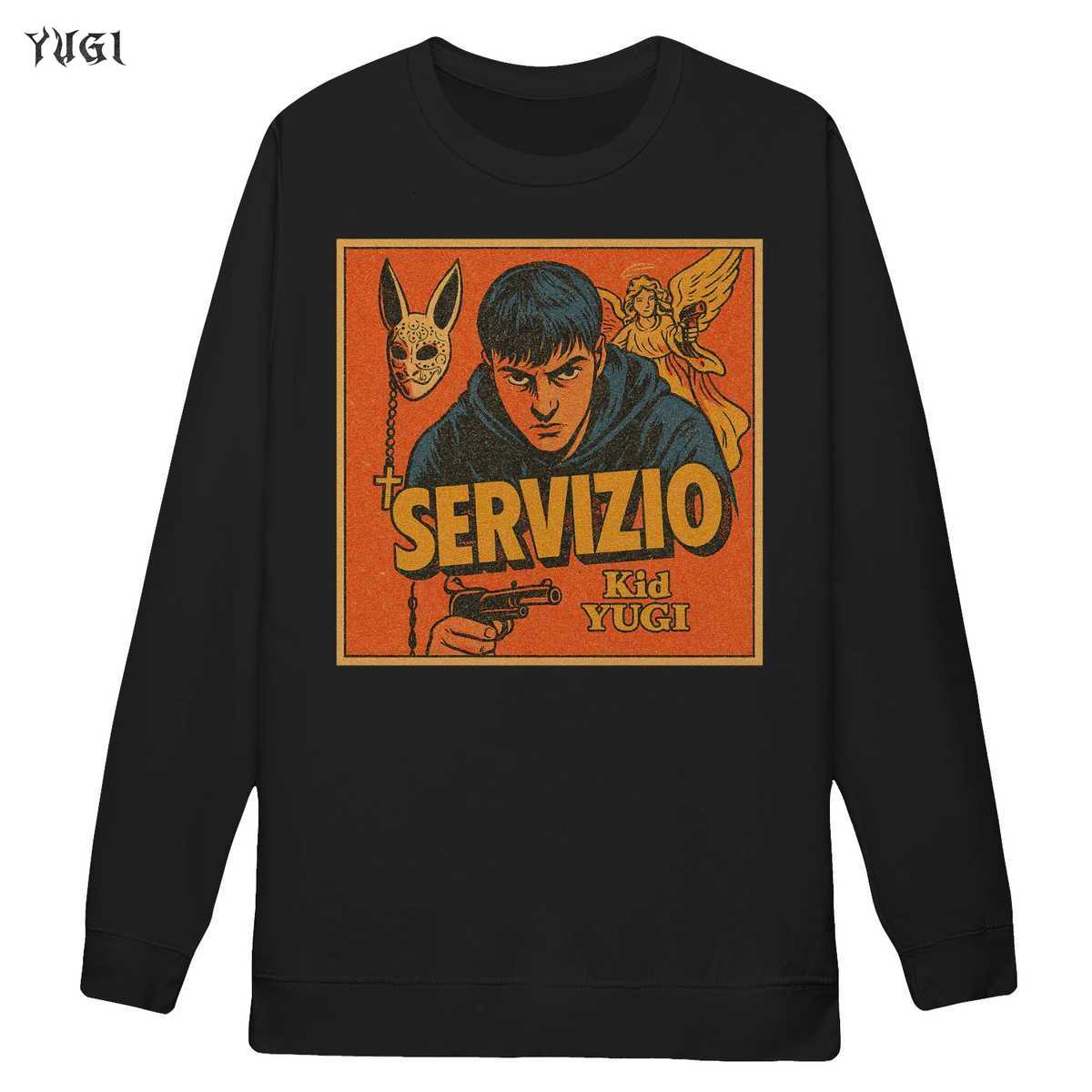 Maglietta Kid Yugi 'Servizio' | T-shirt Ufficiale Stile Vintage Rap Italiano 3 Maglietta Kid Yugi 'Servizio' | T-shirt Ufficiale Stile Vintage Rap Italiano - Image 3