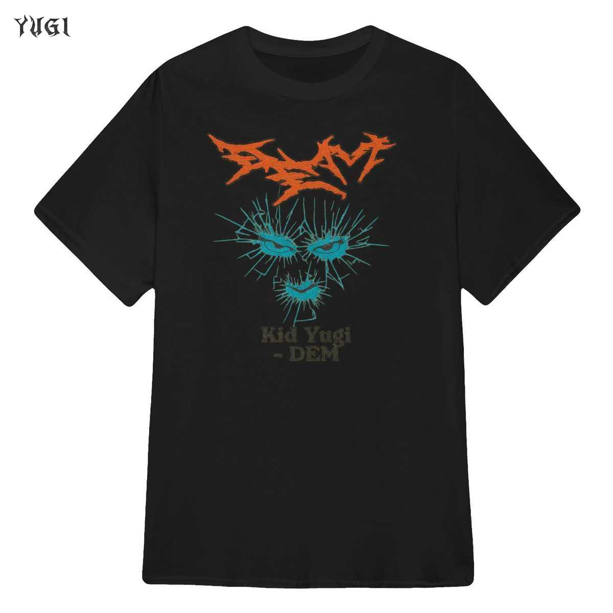 T-Shirt Kid Yugi DEM - Maglietta Ufficiale con Grafica Viso Infranto per Fan del Rap Italiano 1 T-Shirt Kid Yugi DEM - Maglietta Ufficiale con Grafica Viso Infranto per Fan del Rap Italiano