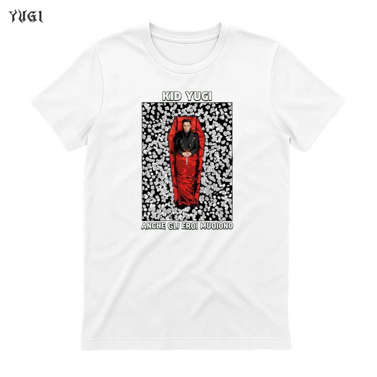 Kid Yugi Merch: T-shirt Anche Gli Eroi Muoiono - Design Stile Fumetto Vintage 1 Kid Yugi Merch: T-shirt Anche Gli Eroi Muoiono - Design Stile Fumetto Vintage