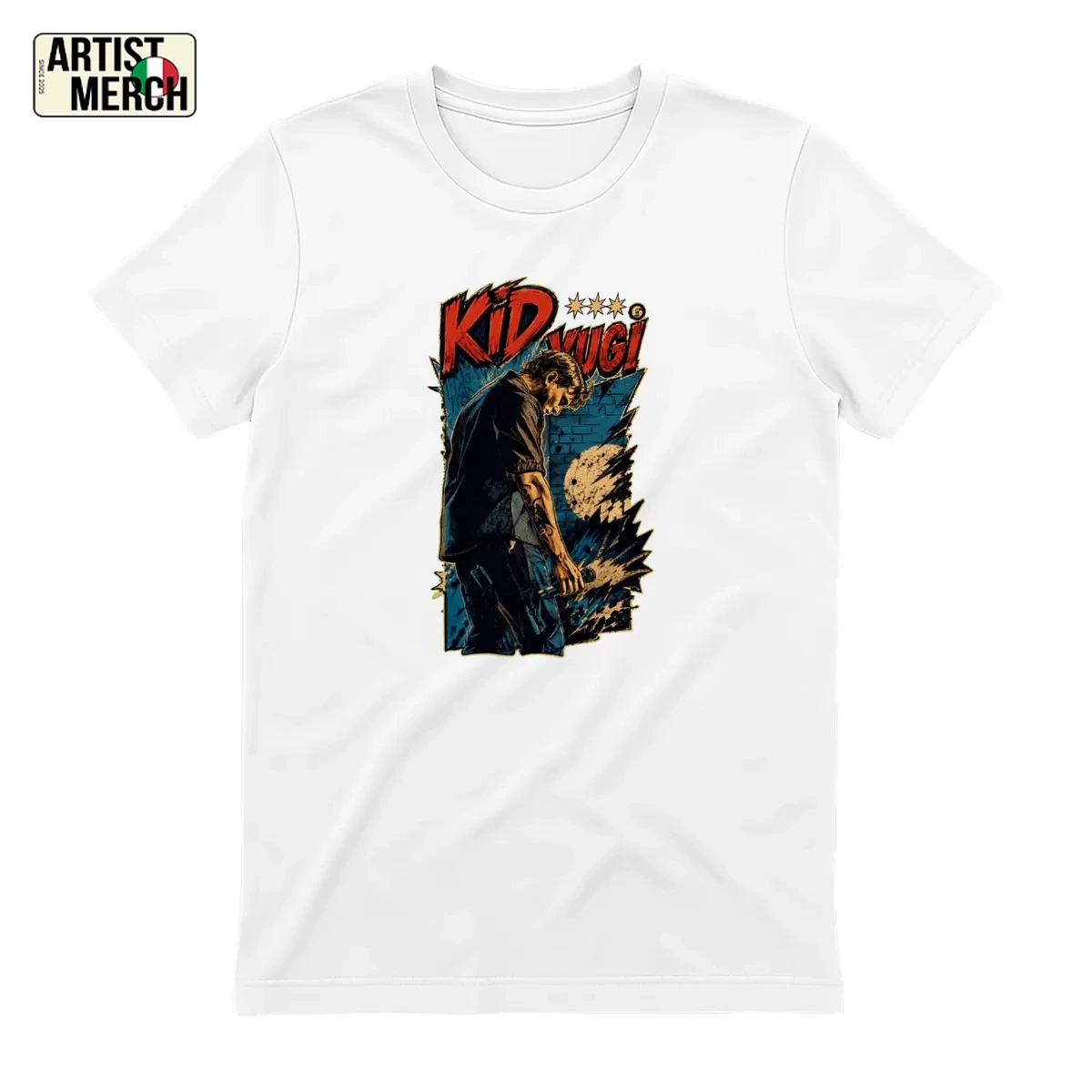 T-Shirt Kid Yugi Merch - Esclusiva Graphic Art Comic Noir 1 T-Shirt Kid Yugi Merch - Esclusiva Graphic Art Comic Noir