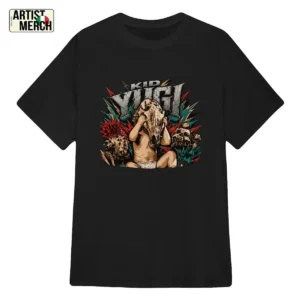 T-Shirt Kid Yugi Merch Dark Skull Illustration Ufficiale