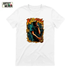 T-Shirt Kid Yugi - Esclusiva Grafica Comic Noir ad Alto Contrasto
