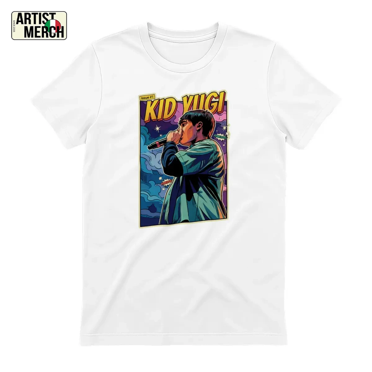 T-shirt Kid Yugi Merch Stile Fumetto Vintage