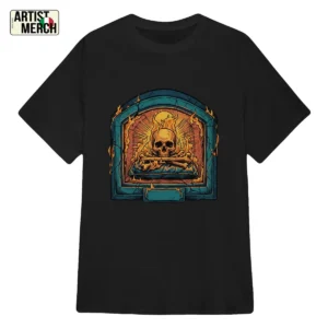 Maglietta Kid Yugi Merch L'Ultimo A Cadere Teschio In Fiamme