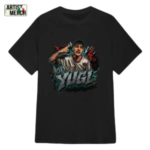T-Shirt Ufficiale Kid Yugi Merch Minaccia Rap Graphic Art