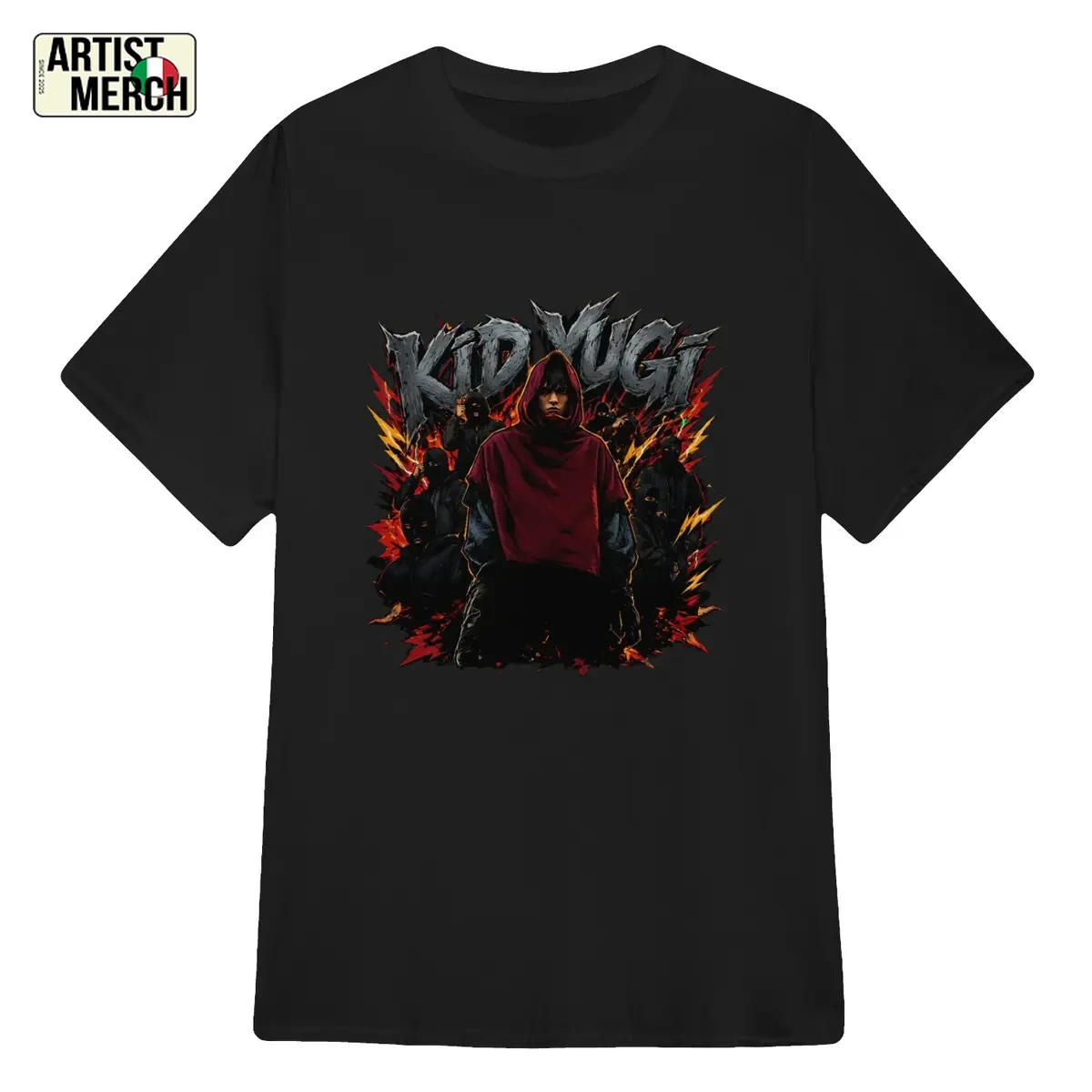 Maglietta Kid Yugi Merch Abbigliamento Urban Dark Paganini 1 Maglietta Kid Yugi Merch Abbigliamento Urban Dark Paganini