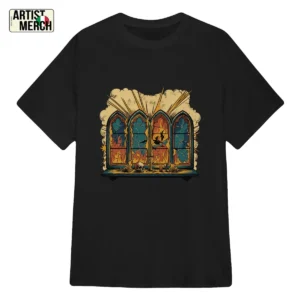 T-Shirt Kid Yugi Tristano e Isotta Vetrate in Fiamme - Edizione Esclusiva