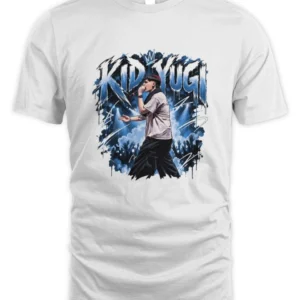 Kid Yugi Splash Blu Sul Palco T-Shirt Unisex Standard
