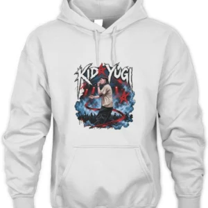 Kid Yugi Fumo Blu E Rosso Felpa Unisex Hoodie