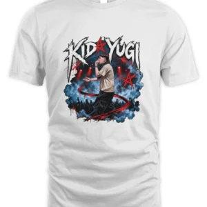 Kid Yugi Fumo Blu E Rosso T-Shirt Unisex Standard