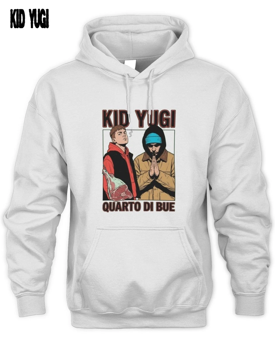 Kid Yugi Due Amici Carne Ritratto Stile Vintage T-Shirt 2 Kid Yugi Due Amici Ritratto Vintage Felpa Unisex Hoodie
