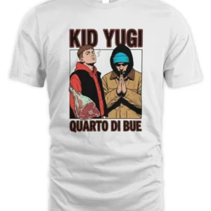 Kid Yugi Due Amici Ritratto Vintage T-Shirt Unisex Standard