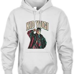 Kid Yugi Cyberpunk Ritratto Felpa Unisex Hoodie