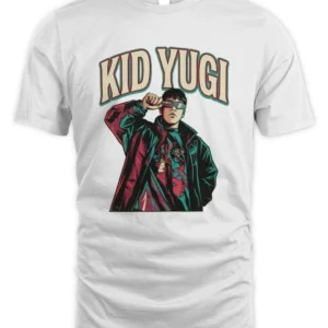 Kid Yugi Cyberpunk Ritratto T-Shirt Unisex Standard