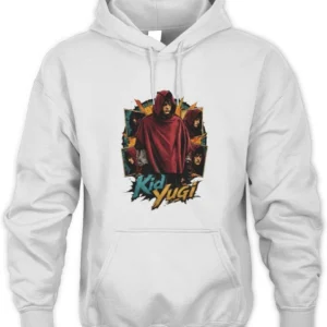 Kid Yugi Ritratto Comic Noir Felpa Unisex Hoodie