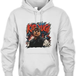 Kid Yugi Ritratto Rosso Sangue Felpa Unisex Hoodie
