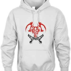 Kid Yugi Simbolo Gotico Rosso Nero Felpa Unisex Hoodie