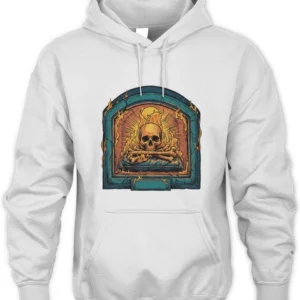 Kid Yugi Teschio Finestra Gotica Felpa Unisex Hoodie