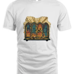 Kid Yugi Vetrate In Fiamme T-Shirt Unisex Standard